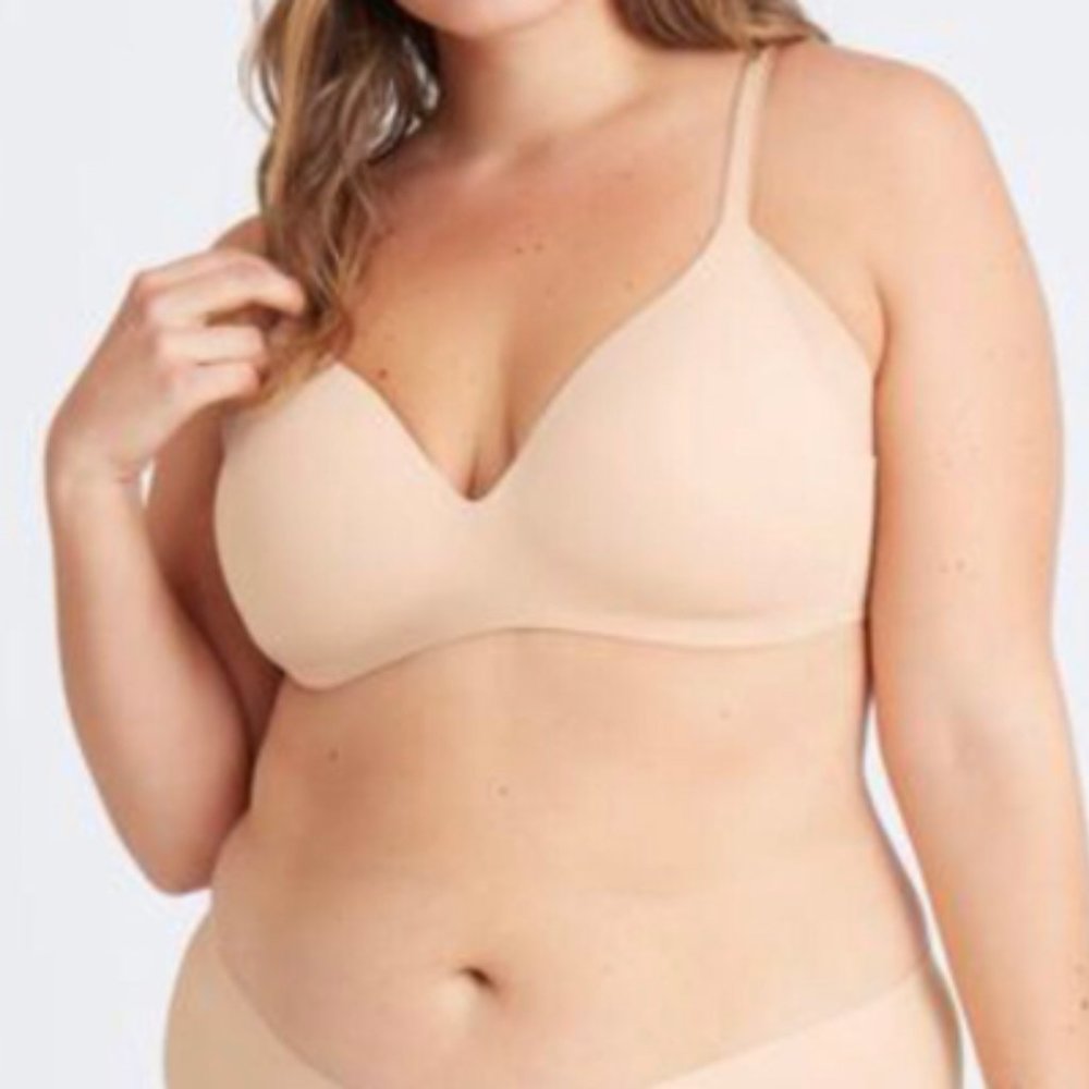 Knix WingWoman Contour Bra - Beige Nude - Size 8 40D 42D 40DD 42DD 40E NWOT